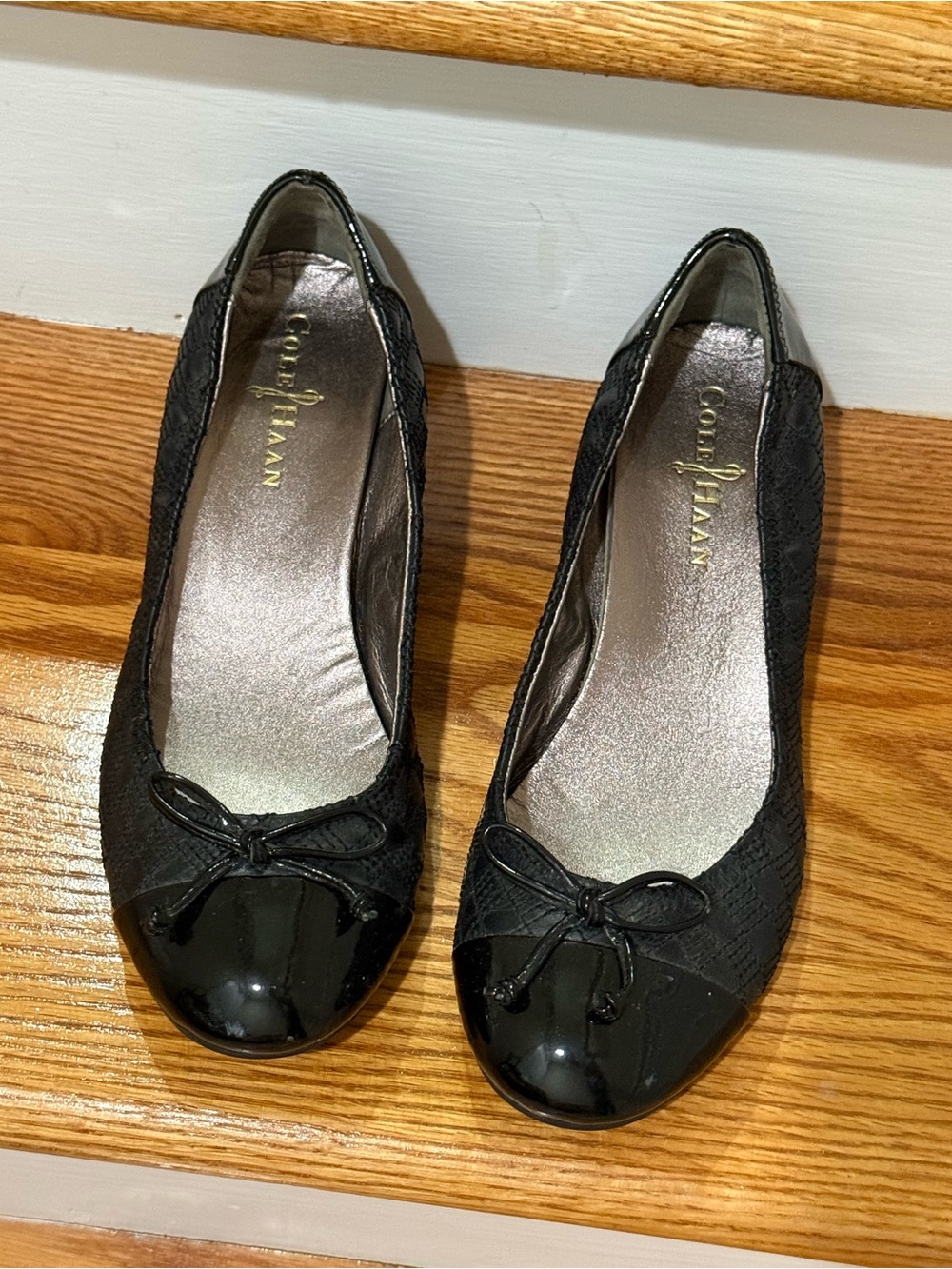 Cole Haan Air Tali Quilt Wedge size 6.5 B
